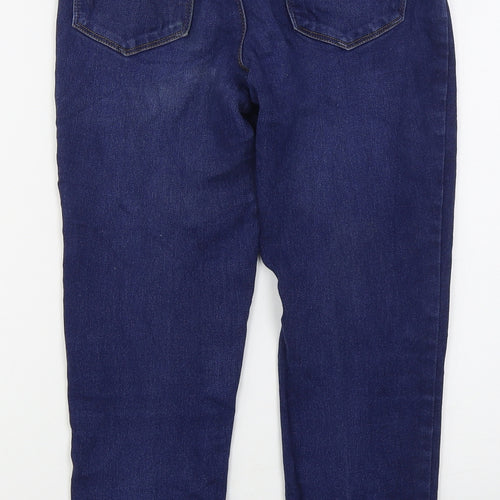 Denim Co Womens Blue  Cotton Skinny Jeans Size 12 L26 in Regular Button