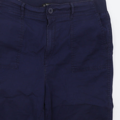 Dunnes Womens Blue  Cotton  Shorts Size 16 L15 in Regular Button
