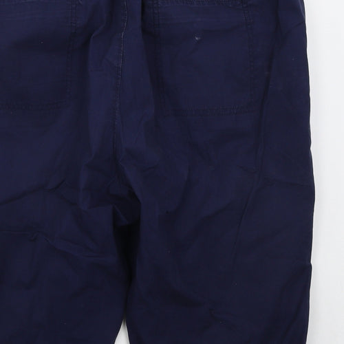 Dunnes Womens Blue  Cotton  Shorts Size 16 L15 in Regular Button