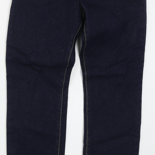 Gap Girls Blue  Cotton Skinny Jeans Size 10 Years  Regular Button