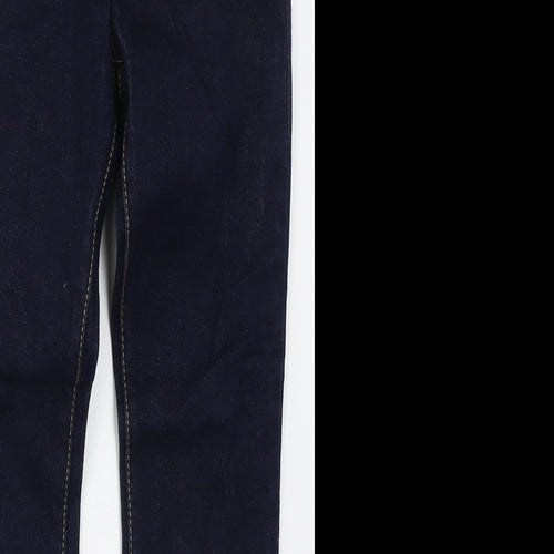 Gap Girls Blue  Cotton Skinny Jeans Size 10 Years  Regular Button
