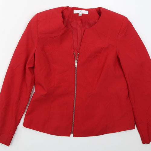 Julipa Womens Red   Jacket  Size 10  Zip