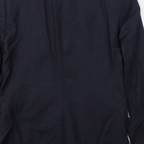 NEXT Mens Blue  Wool Jacket Suit Jacket Size 38