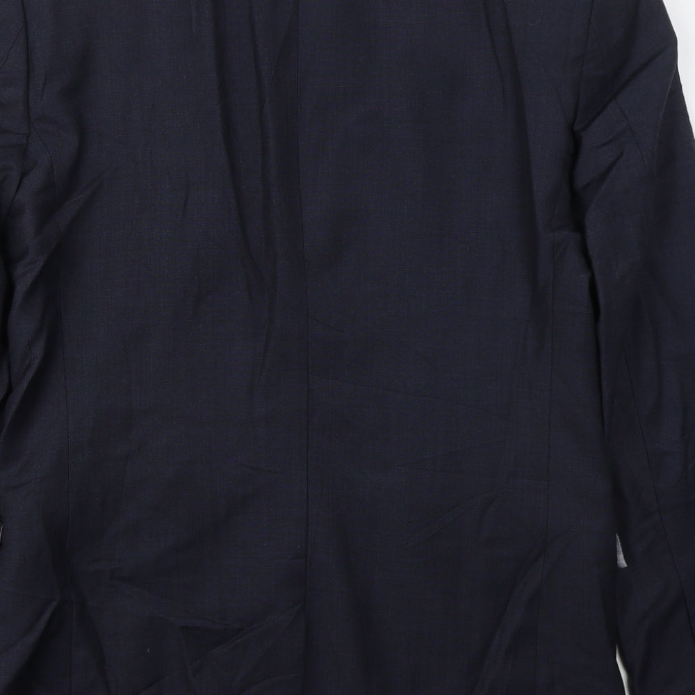 NEXT Mens Blue  Wool Jacket Suit Jacket Size 38