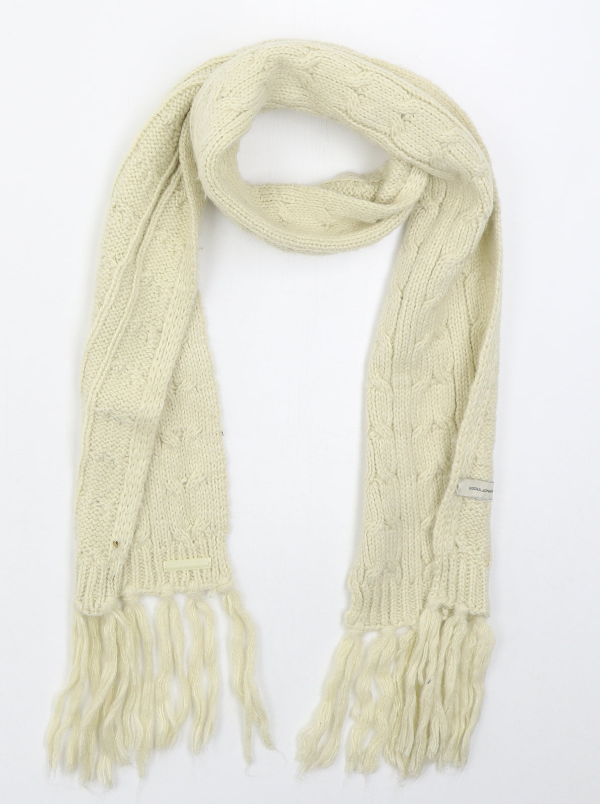 John Rocha Womens Beige  Acrylic  Scarf