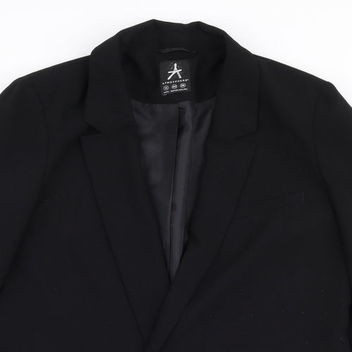 Atmosphere Womens Black   Jacket Blazer Size 12  Button