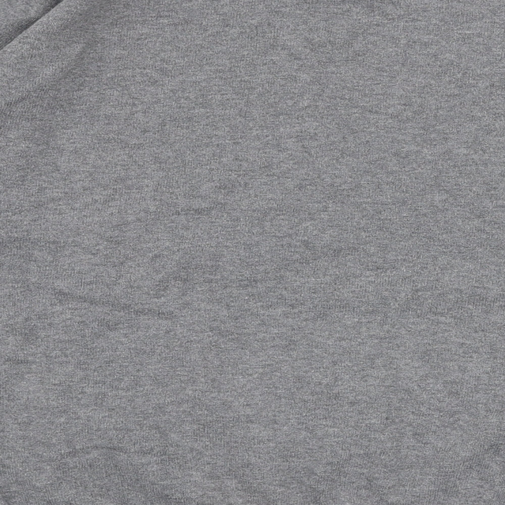 Burton Mens Grey V-Neck  Cotton Pullover Jumper Size L