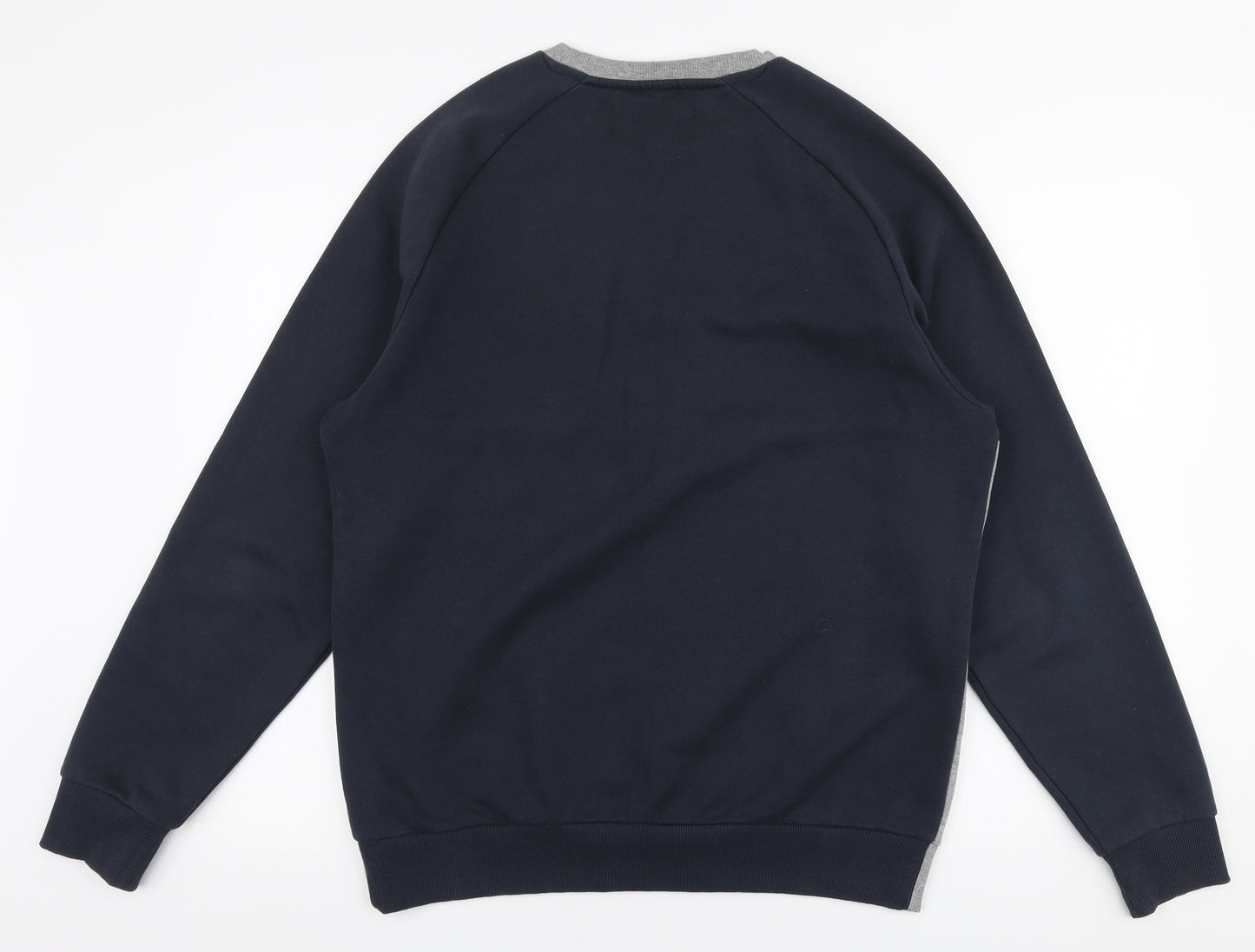 Penguin Mens Blue  Polyester Pullover Sweatshirt Size L