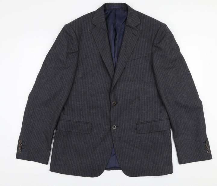 Marks and Spencer Mens Grey  Wool Jacket Suit Jacket Size M
