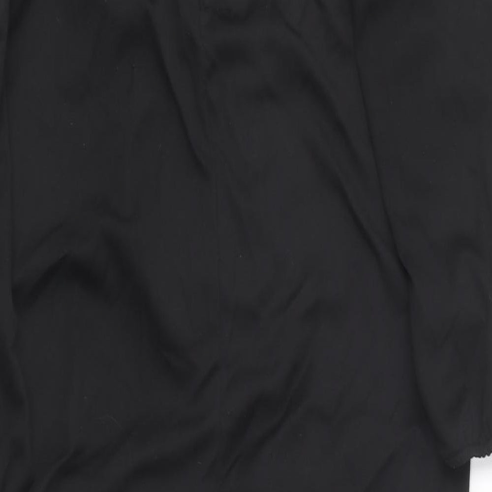 George Girls Black  Polyester Jumpsuit One-Piece Size 12-13 Years   - Skeleton Fancy Dress