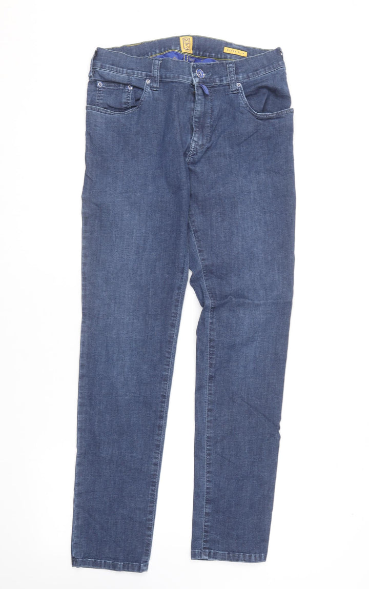 Meyer Womens Blue Polyester Skinny Jeans Size 33 in L32 in Slim