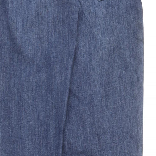 Meyer Womens Blue  Polyester Skinny Jeans Size 33 in L32 in Slim