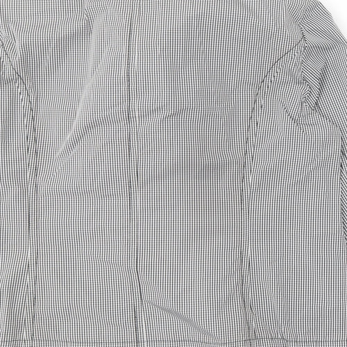 Marcona Womens Black Check  Jacket Coat Size 18