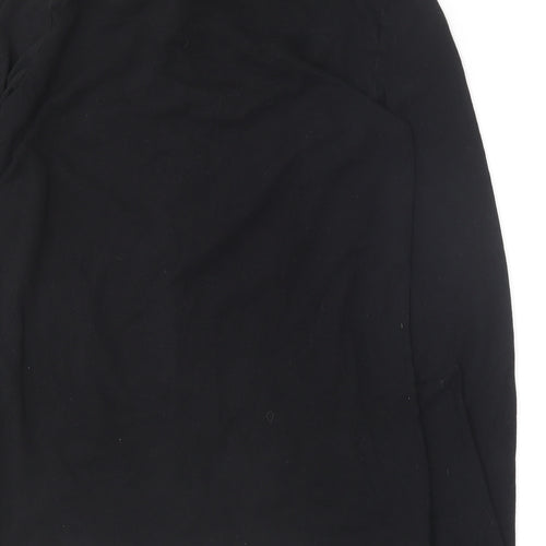 ASOS Mens Black  Cotton  Button-Up Size M Round Neck