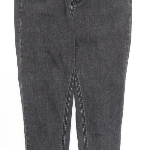 SheIn Womens Grey  Cotton Skinny Jeans Size M L25 in Regular