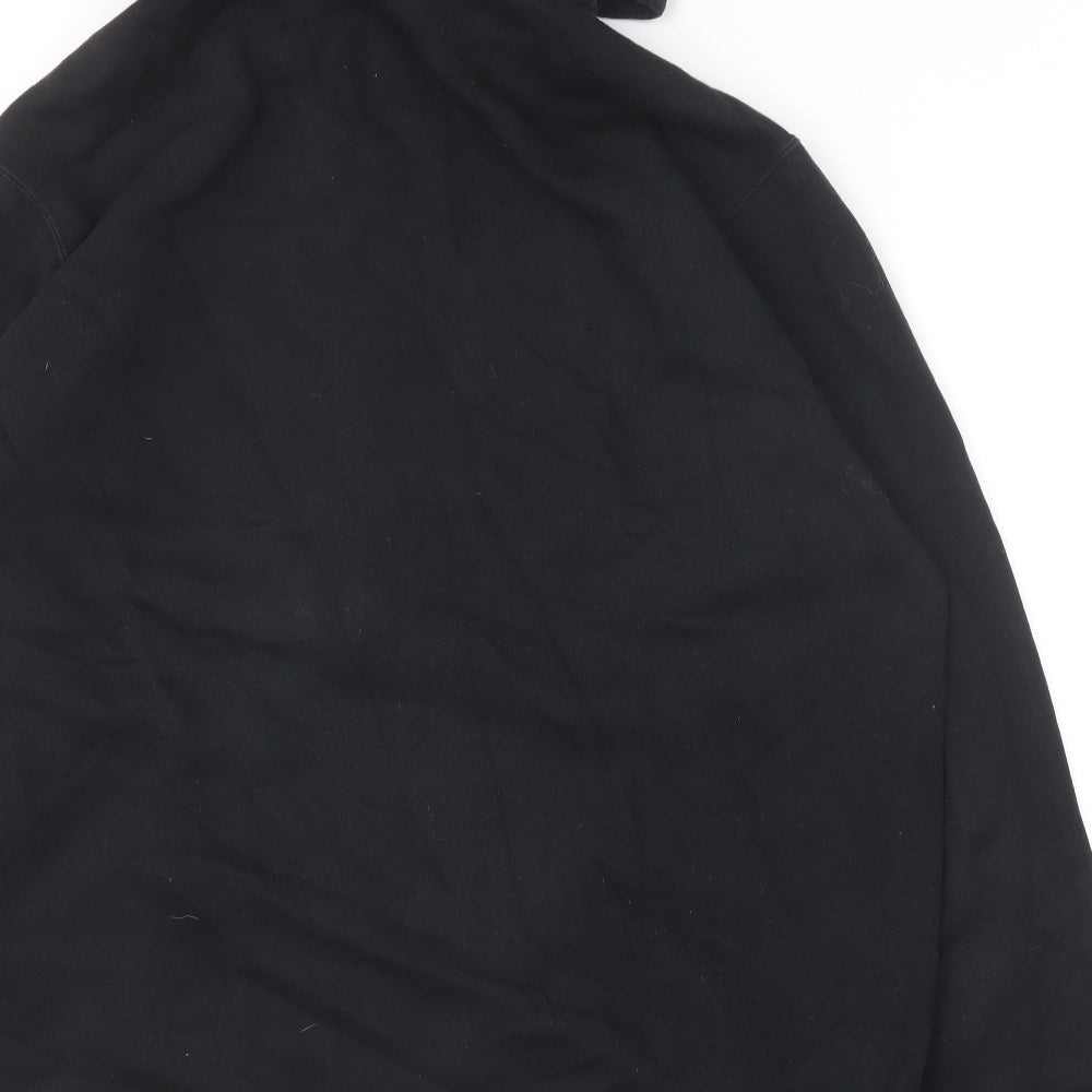 Nike Mens Black  Cotton Full Zip Hoodie Size XL