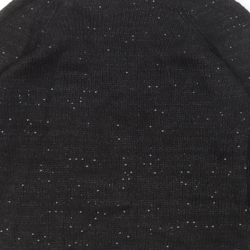 Store Twenty One Womens Black Round Neck  Acrylic Pullover Jumper Size M