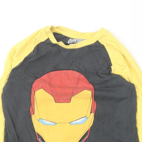 NEXT Boys Multicoloured  Cotton Basic T-Shirt Size 7-8 Years Round Neck  - Iron Man