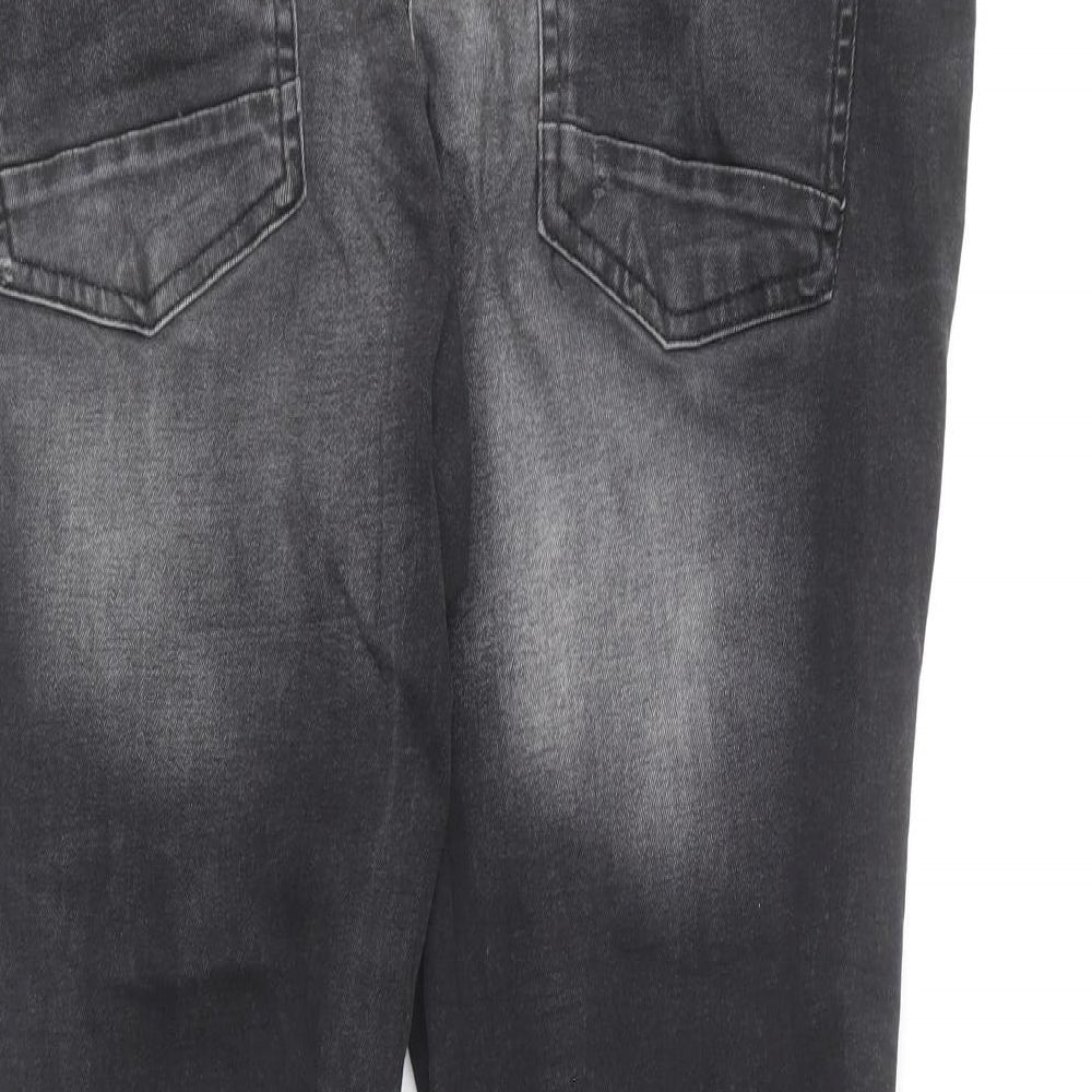 Matalan Womens Black  Cotton Skinny Jeans Size 36 in L30 in Regular