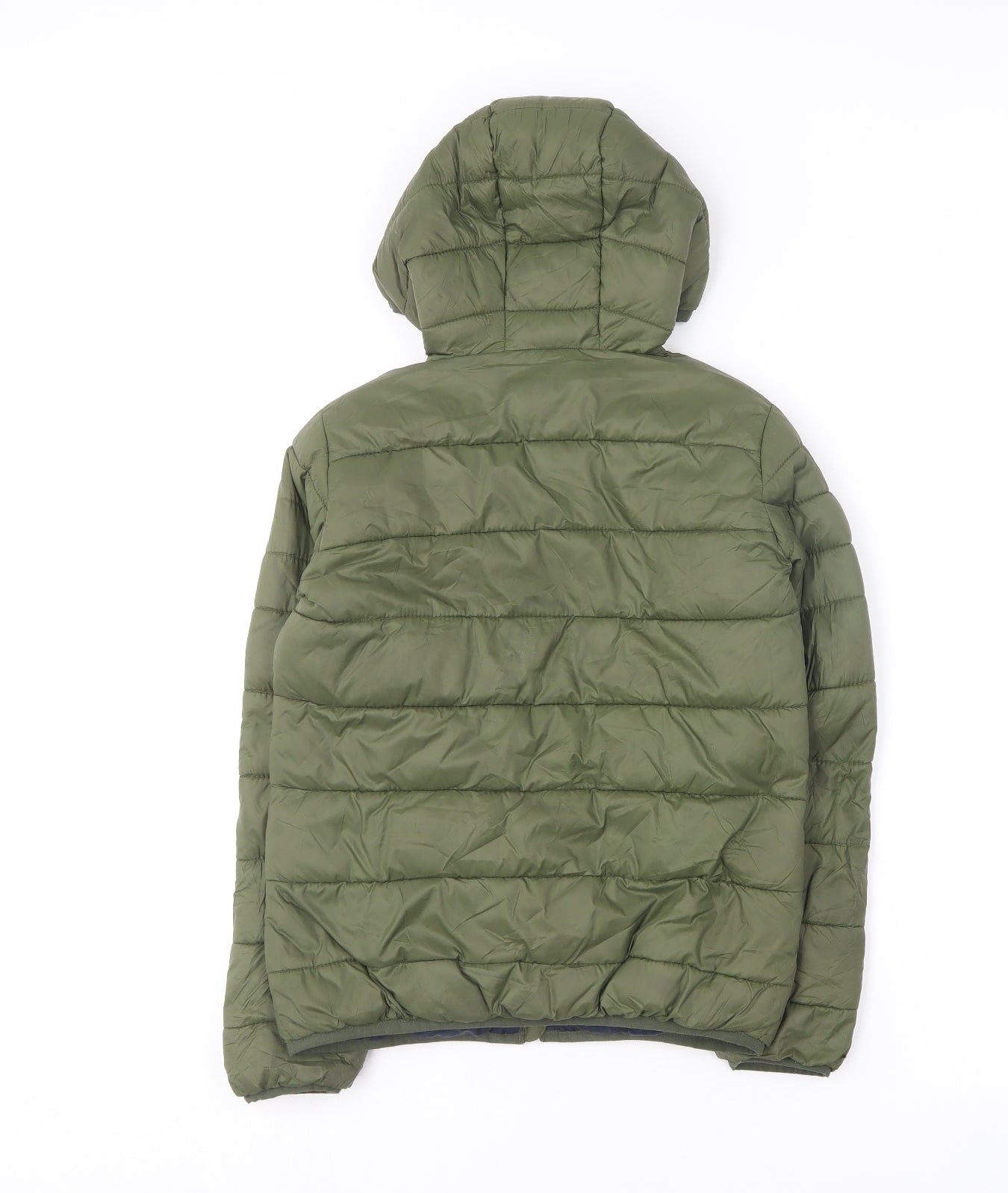 Pepperts Boys Green   Puffer Jacket Coat Size 10-11 Years