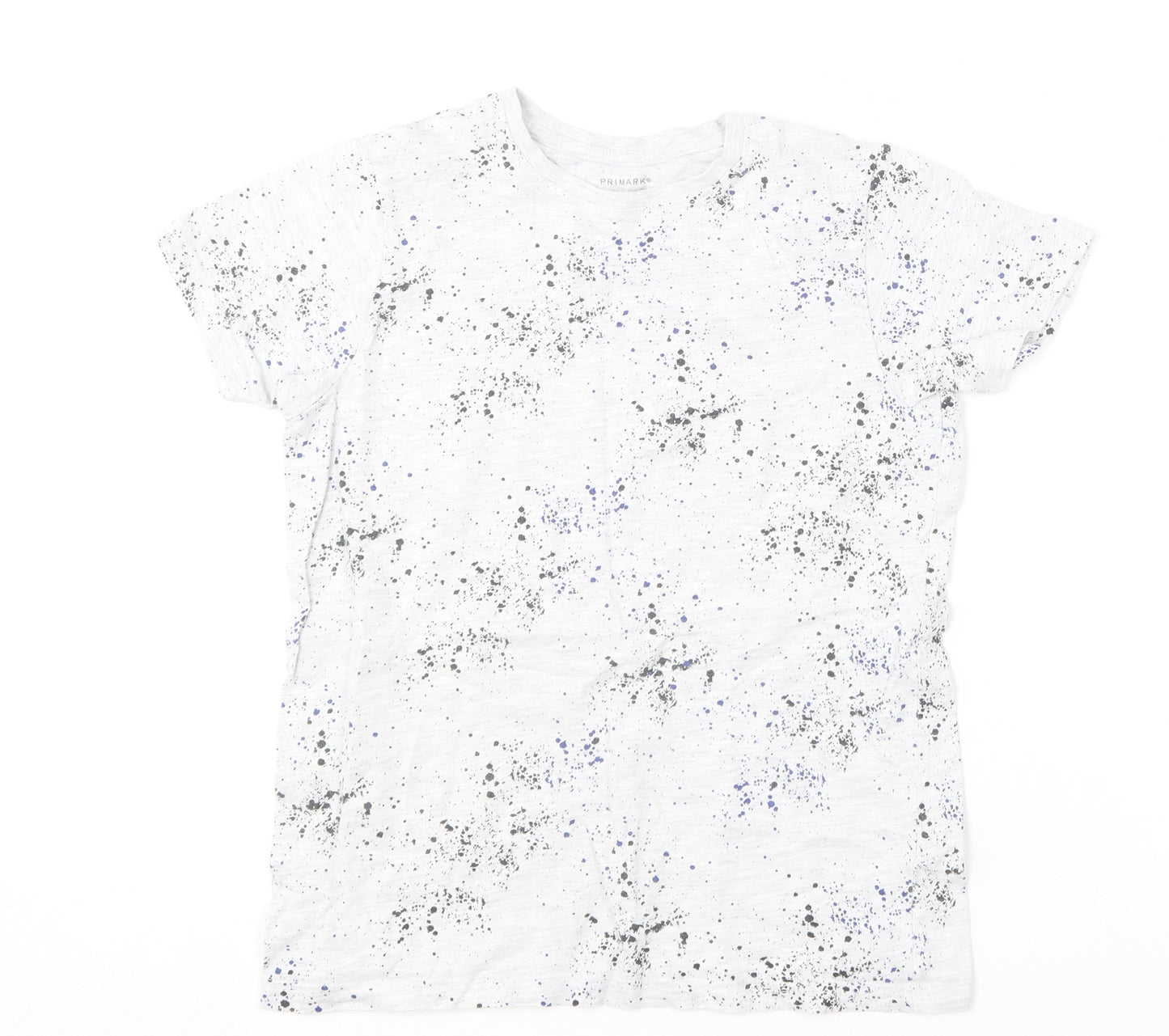 Primark Boys Multicoloured  Cotton Basic T-Shirt Size 10-11 Years Round Neck