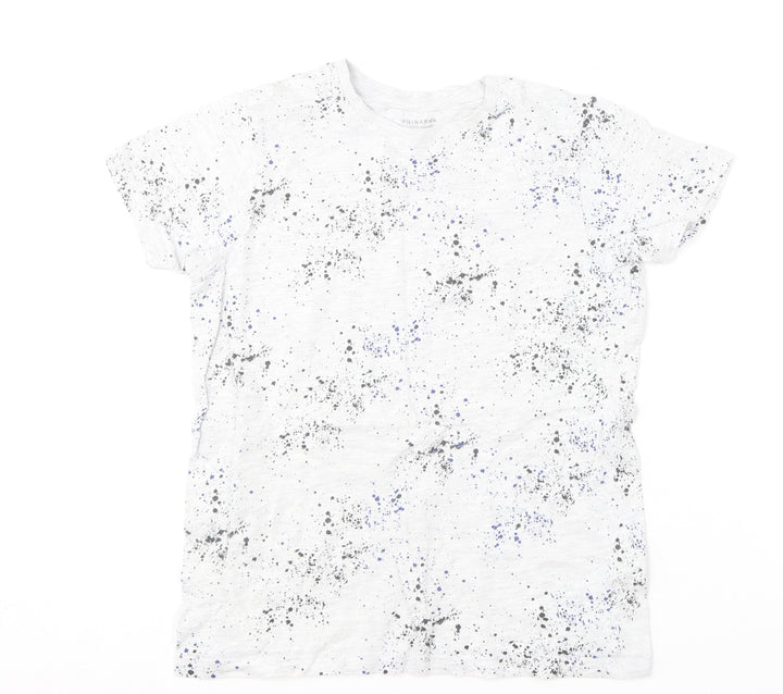 Primark Boys Multicoloured  Cotton Basic T-Shirt Size 10-11 Years Round Neck