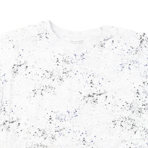 Primark Boys Multicoloured  Cotton Basic T-Shirt Size 10-11 Years Round Neck