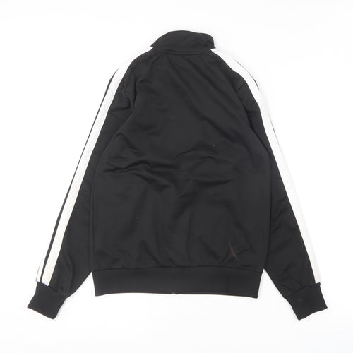 Lonsdale Boys Black  Polyester Full Zip Sweatshirt Size 13 Years