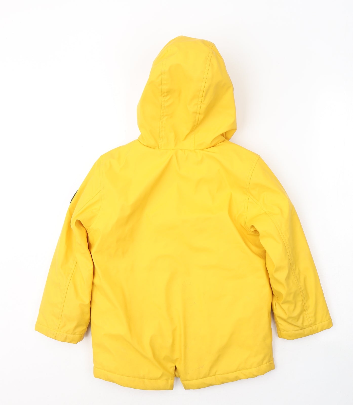 George Boys Yellow   Rain Coat Coat Size 5-6 Years  Zip