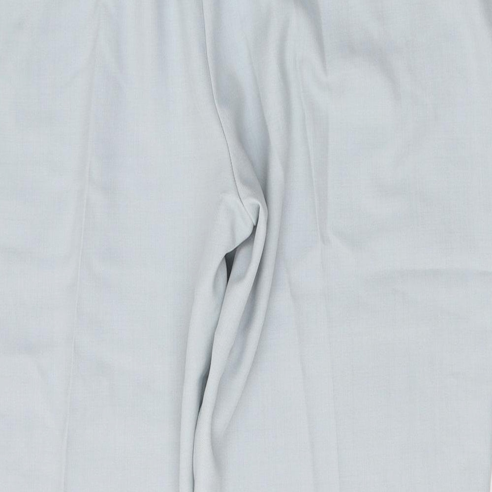 Marks and Spencer Womens Blue  Polyester Trousers  Size 20 L24 in Regular