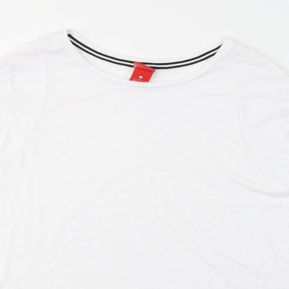 Nike Mens White  Cotton  T-Shirt Size 3XL Round Neck