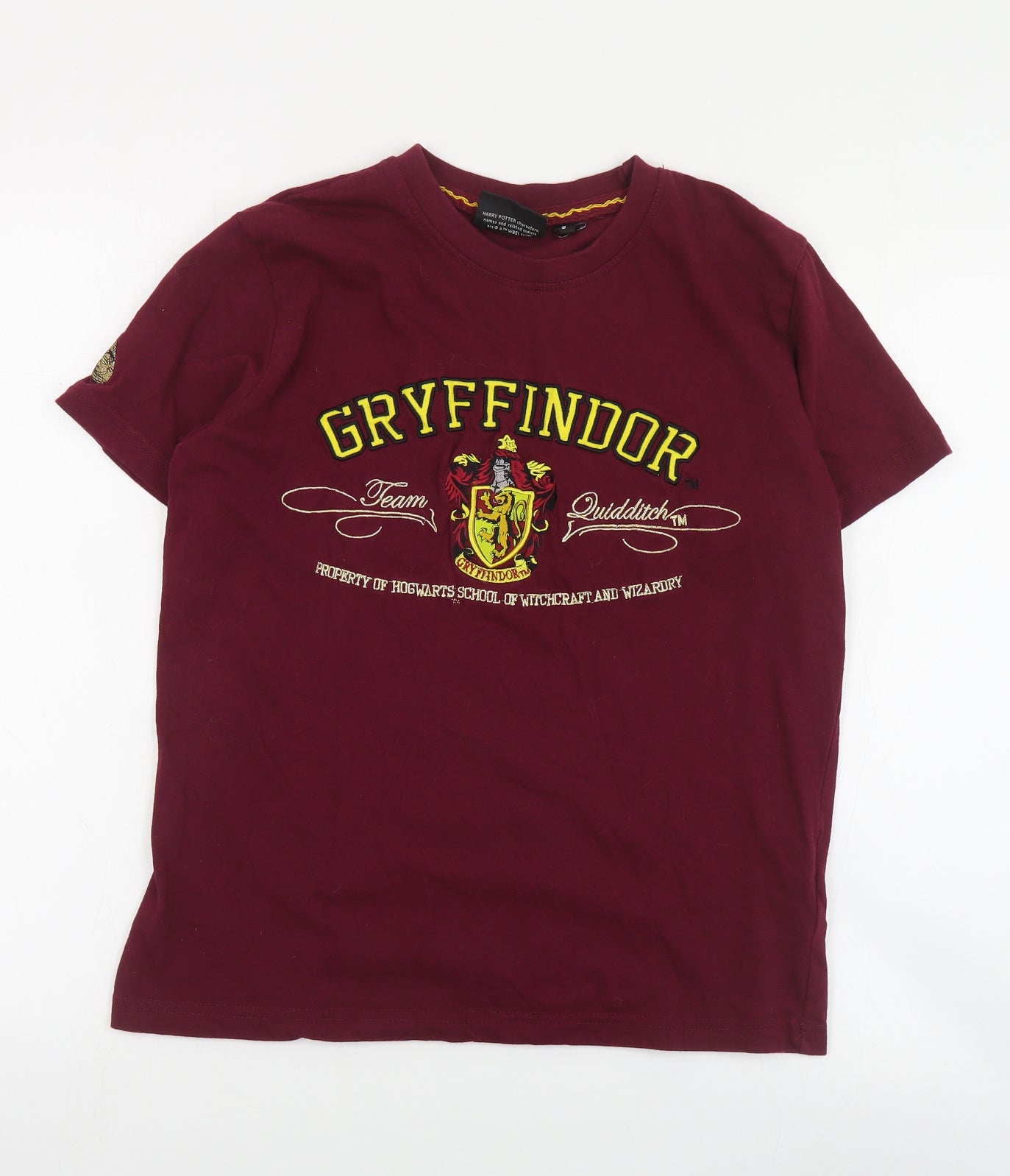 Sedex Womens Red  Cotton Basic T-Shirt Size S Crew Neck - Harry Potter