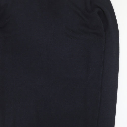 Cedar Wood State Mens Blue V-Neck  Cotton Pullover Jumper Size S