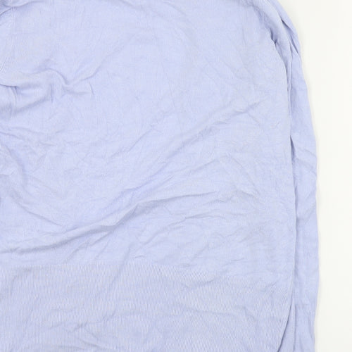 Primark Womens Blue V-Neck  Acrylic Cardigan Jumper Size S