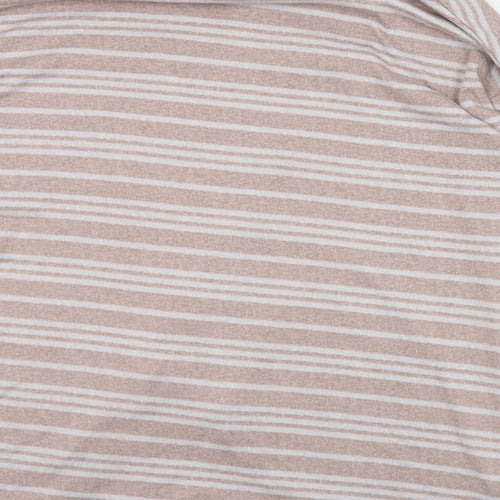 TU Womens Pink Striped Polyester Top Pyjama Top Size 20