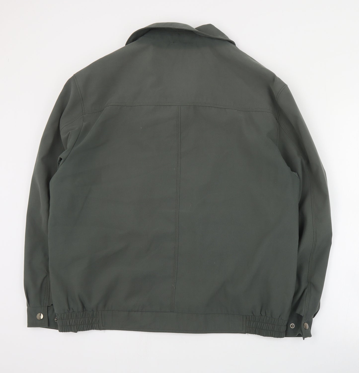 EWM Mens Green   Pea Coat Coat Size M  Zip