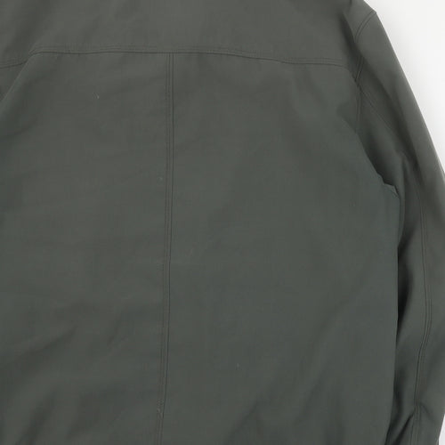 EWM Mens Green   Pea Coat Coat Size M  Zip