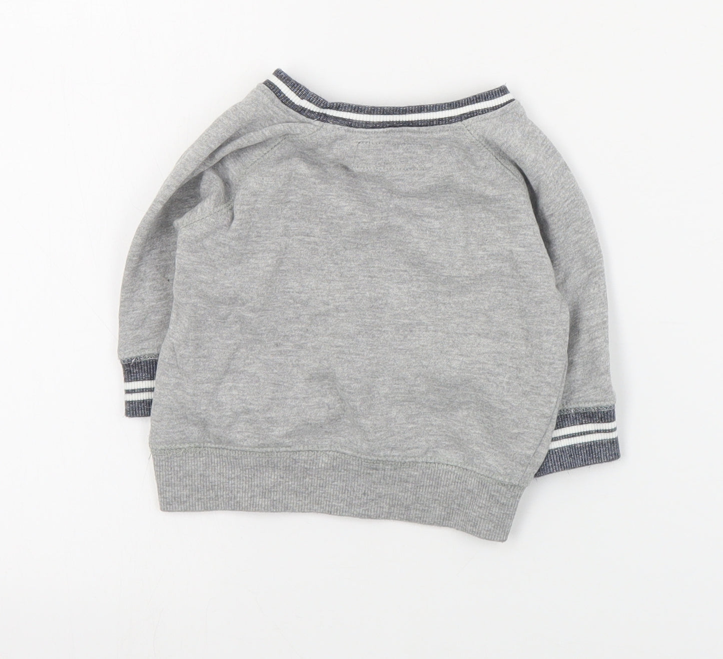 NEXT Baby Grey  Cotton Pullover Jumper Size 3-6 Months  Pullover
