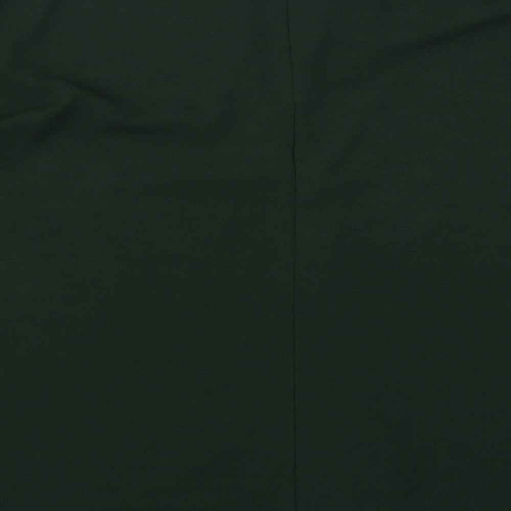 Gallery Womens Green  Polyester Basic Blouse Size 2XL V-Neck