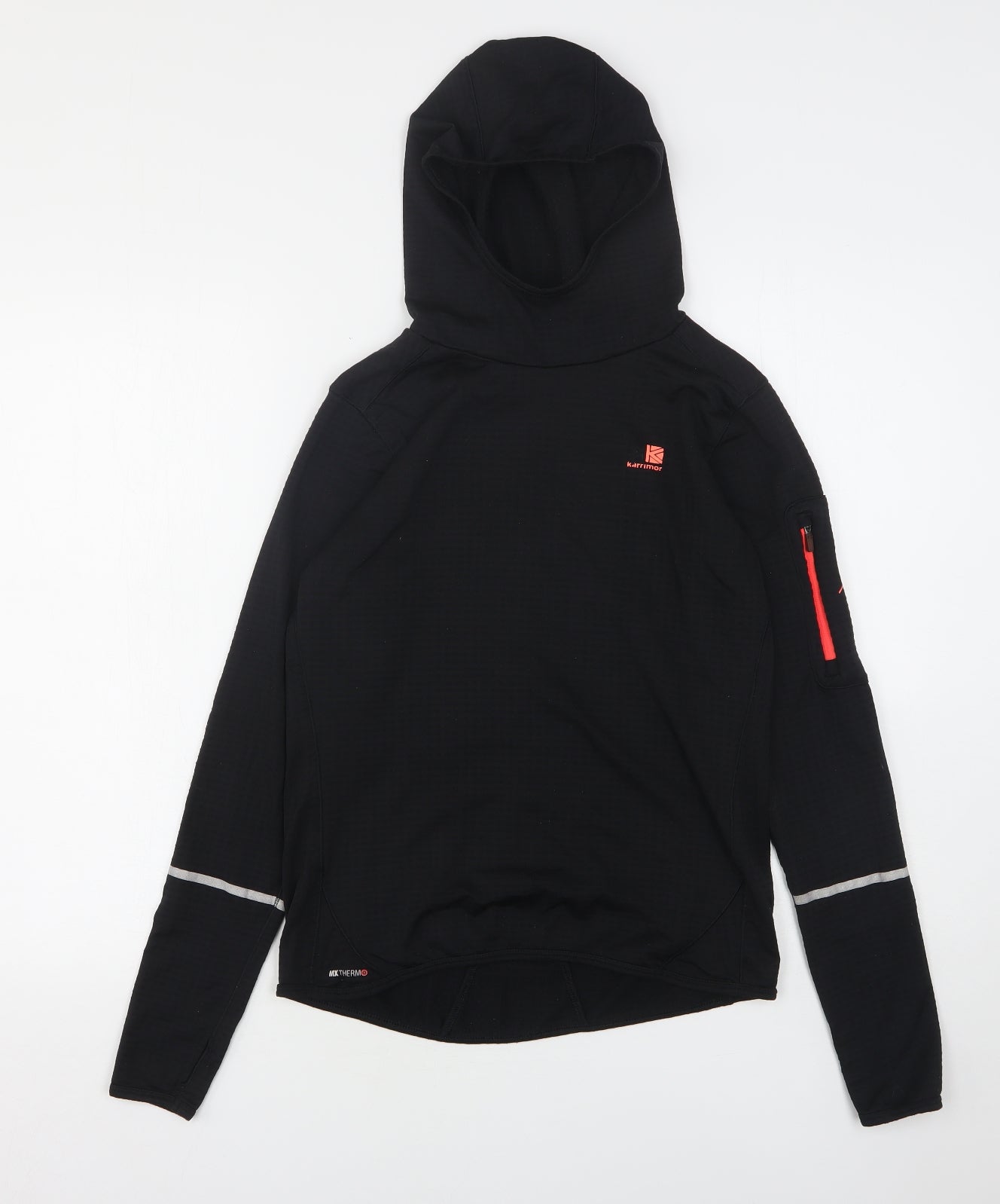 Karrimor Womens Black  Polyester Pullover Hoodie Size 10