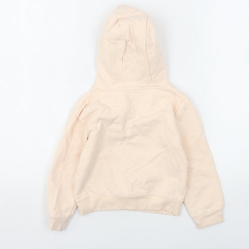 Firetrap Girls Pink  Cotton Pullover Hoodie Size 3-4 Years