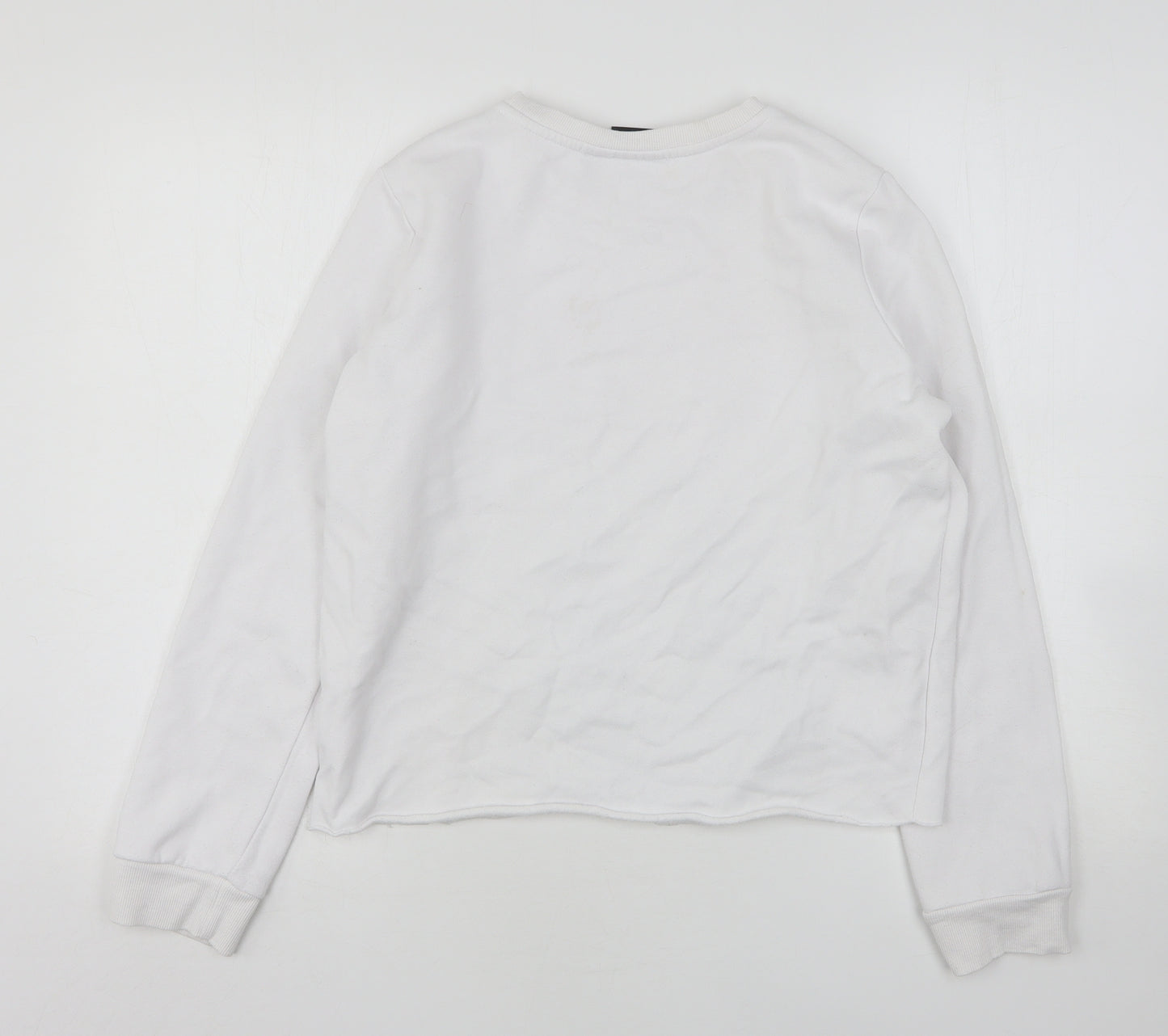 Primark Womens White  Cotton Pullover Sweatshirt Size 10   - Stranger Things