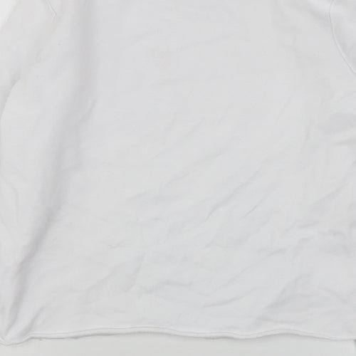 Primark Womens White  Cotton Pullover Sweatshirt Size 10   - Stranger Things