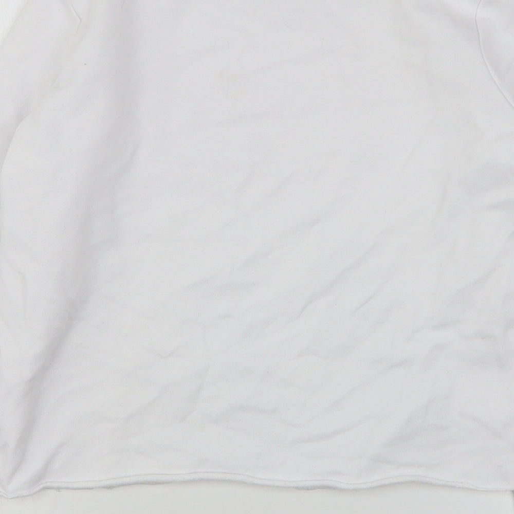 Primark Womens White  Cotton Pullover Sweatshirt Size 10   - Stranger Things