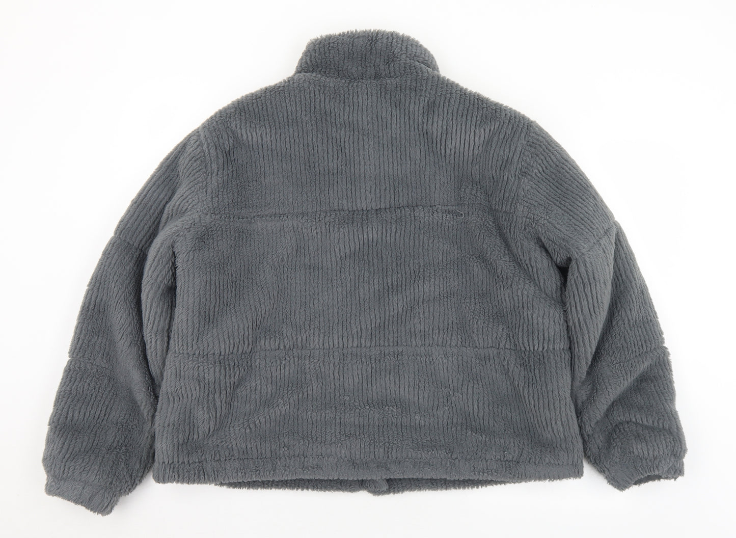 New Look Womens Grey   Jacket Coat Size 14  Zip