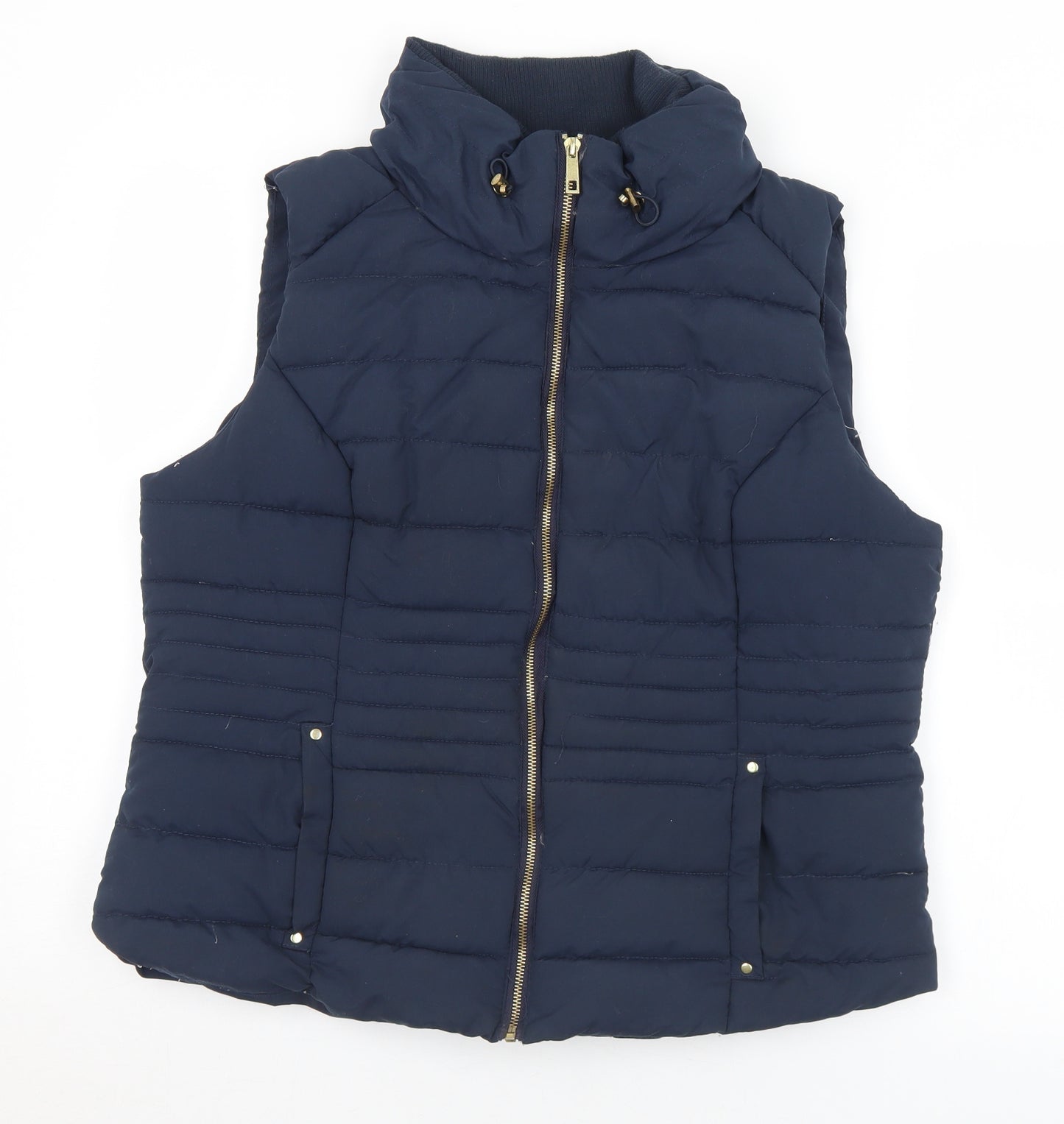 Primark Womens Blue   Gilet Coat Size 18  Zip