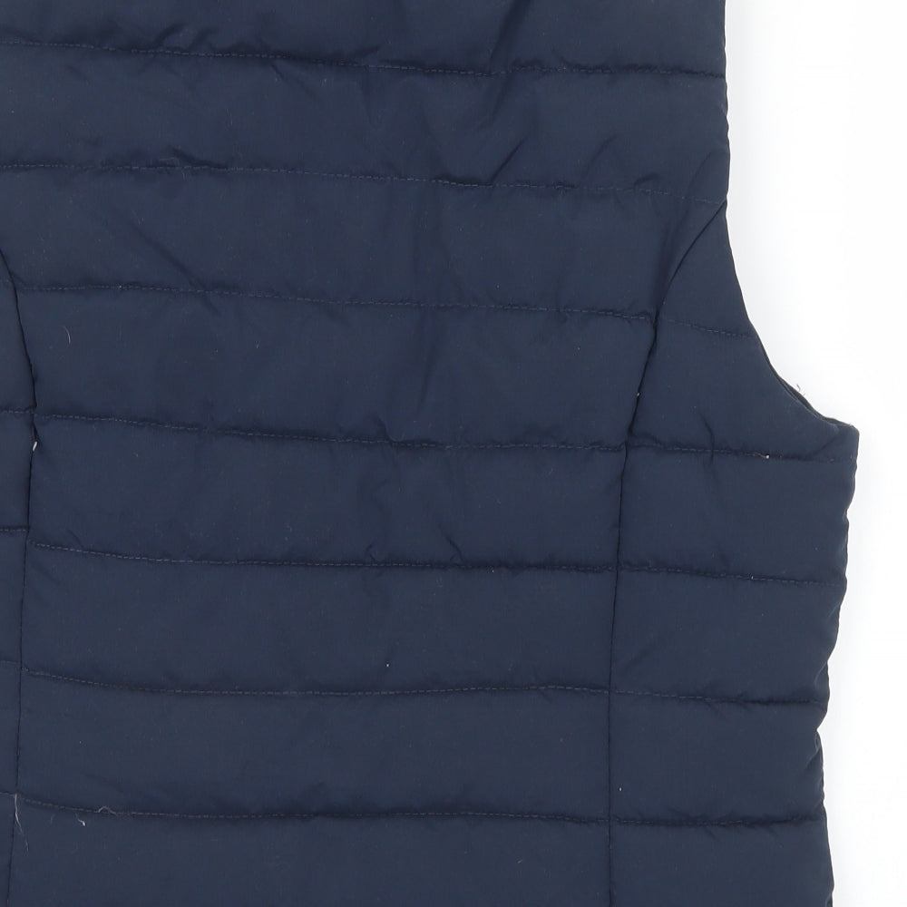 Primark Womens Blue   Gilet Coat Size 18  Zip