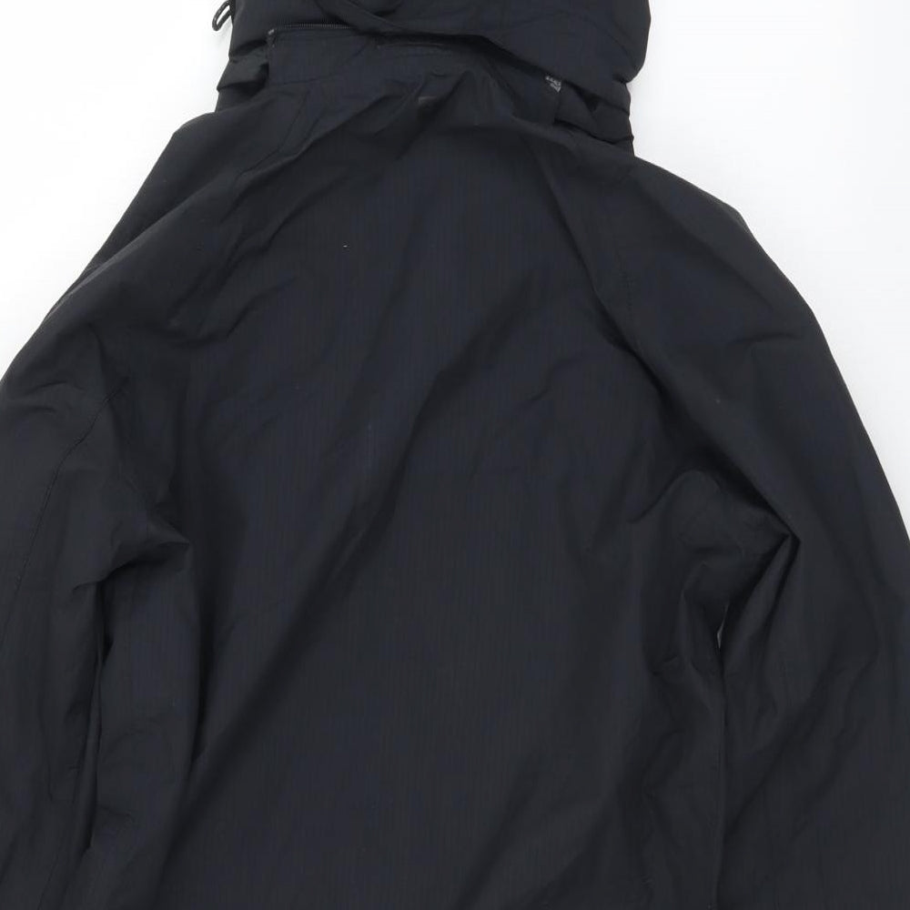 Warehouse Womens Black   Anorak Coat Size 10  Zip