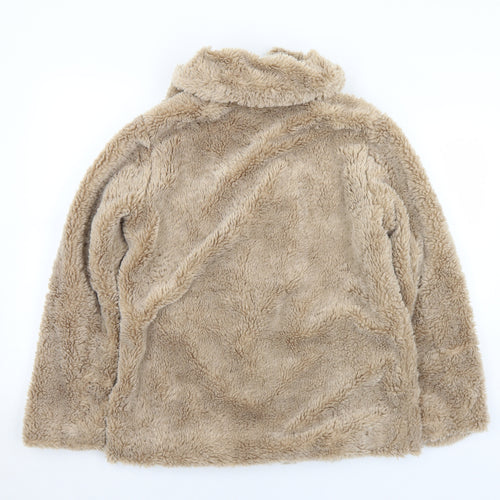 New Look Womens Beige   Jacket  Size S  Zip