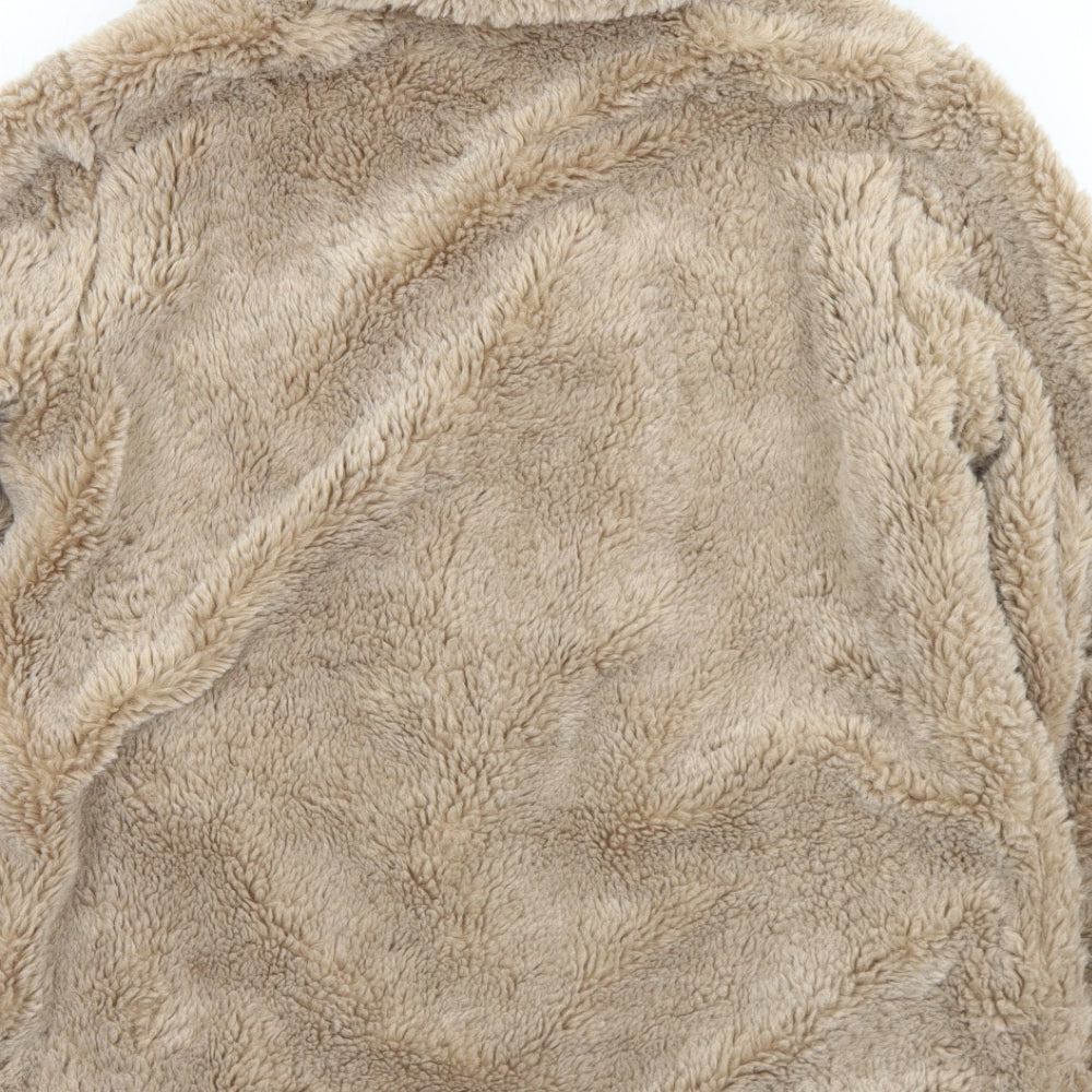 New Look Womens Beige   Jacket  Size S  Zip